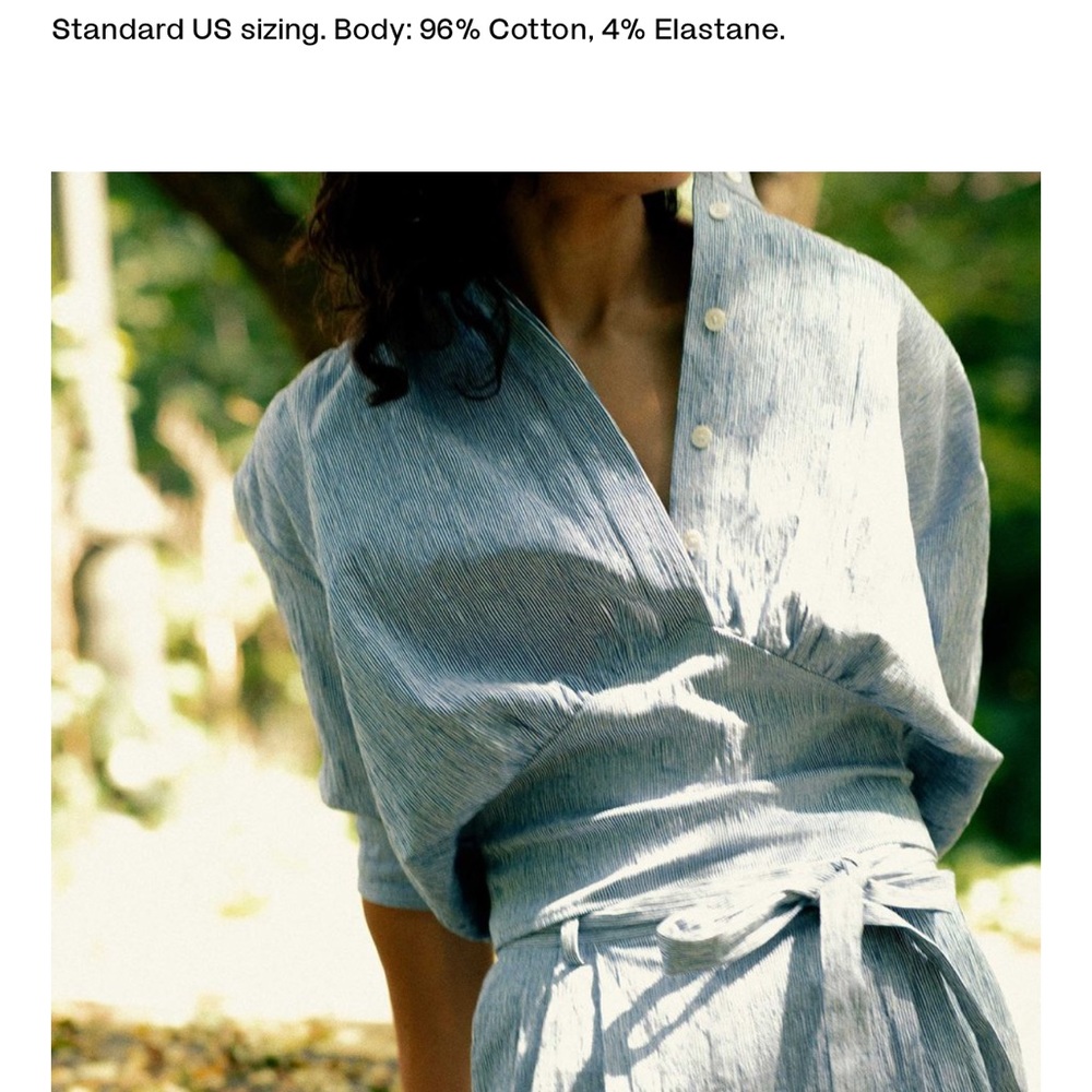 By Any Other Name / Blue and White top